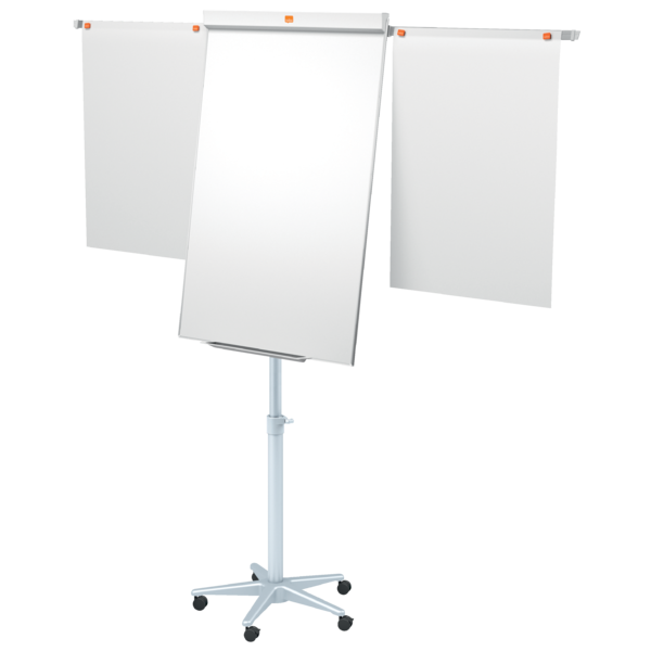 Atril Móvil Nano Clean™ Classic De Nobo Con Brazos Extensibles Blanco