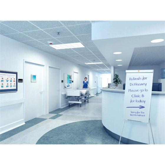 Atril Trípode Nano Clean™ Classic De Nobo (Embalaje Minoristas) Blanco