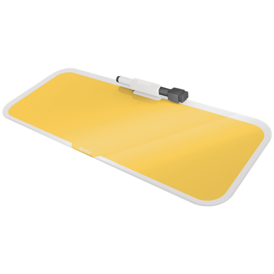 Bloc De Notas De Sobremesa De Cristal Leitz Cosy Amarillo Cálido