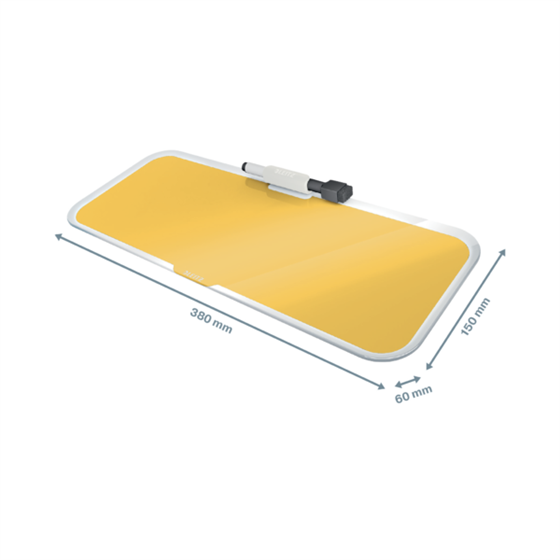 Bloc De Notas De Sobremesa De Cristal Leitz Cosy Amarillo Cálido