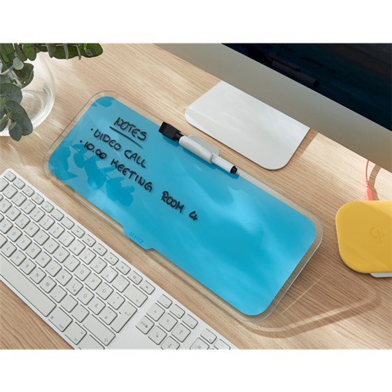 Bloc De Notas De Sobremesa De Cristal Leitz Cosy Azul Calma