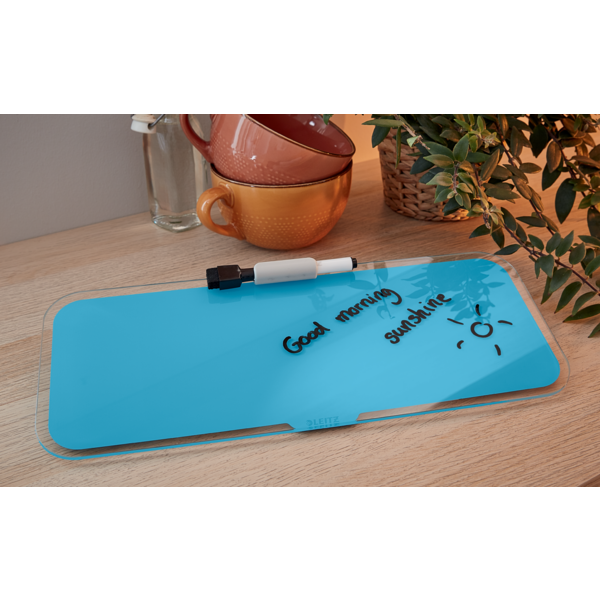 Bloc De Notas De Sobremesa De Cristal Leitz Cosy Azul Calma