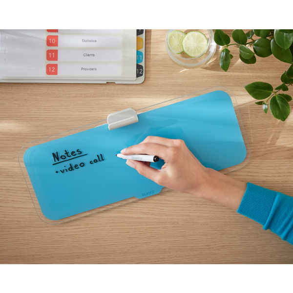 Bloc De Notas De Sobremesa De Cristal Leitz Cosy Azul Calma