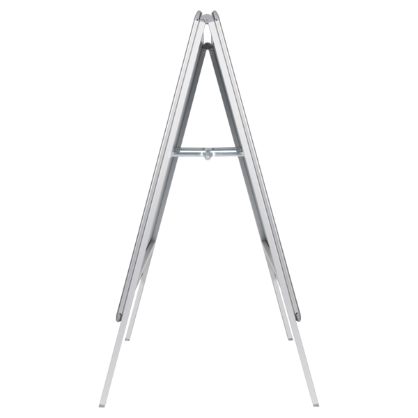 Caballete Publicitario De Doble Cara Tamaño A1 Nobo Plata