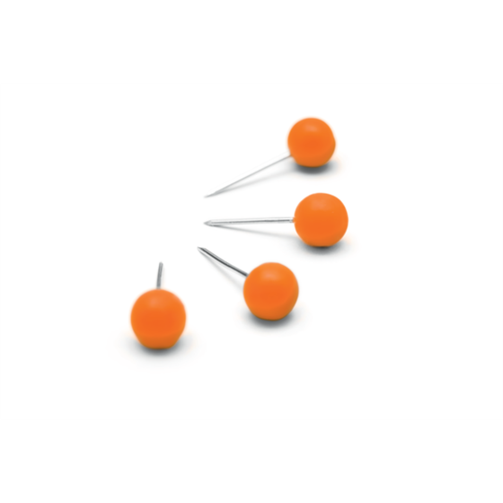 Chinchetas Para Tablón Nobo En Color Naranja Naranja