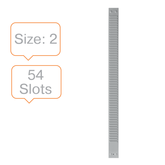 Fichas T Nobo Paneles Metálicos Tamaño 2, 54 Ranuras