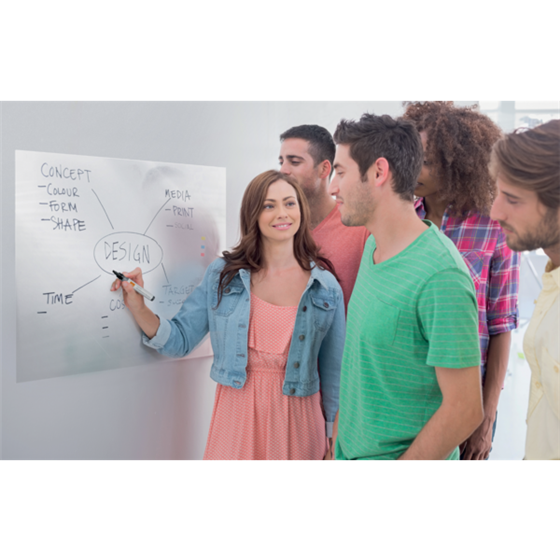 Hojas De Borrado En Seco De 600 × 800 Mm Nobo Instant Blanco