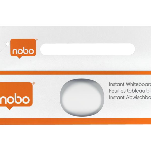 Hojas De Borrado En Seco De 600 × 800 Mm Nobo Instant Blanco