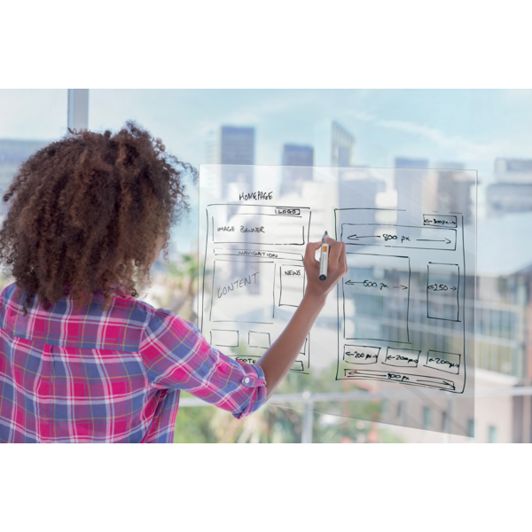 Hojas De Borrado En Seco De 600 × 800 Mm Nobo Instant Blanco