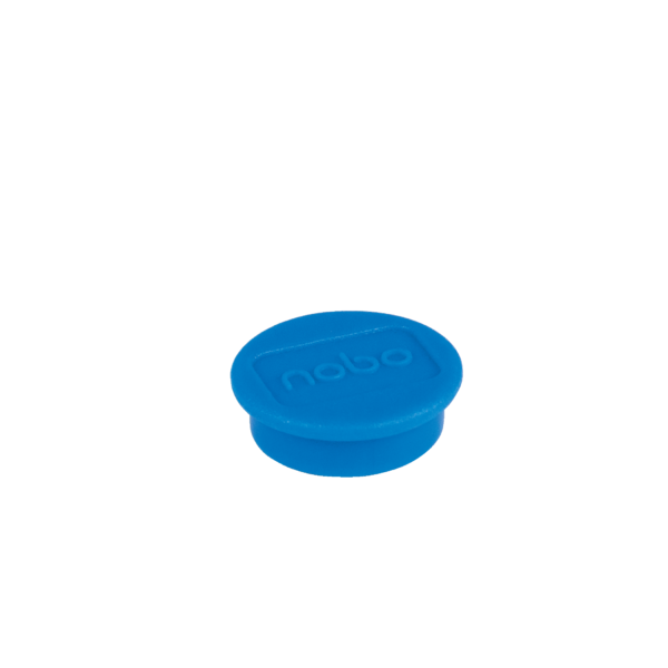 Imanes Magnéticos Para Pizarra Nobo, Paquete De 10 Imanes De Colores De 13 Mm Azul