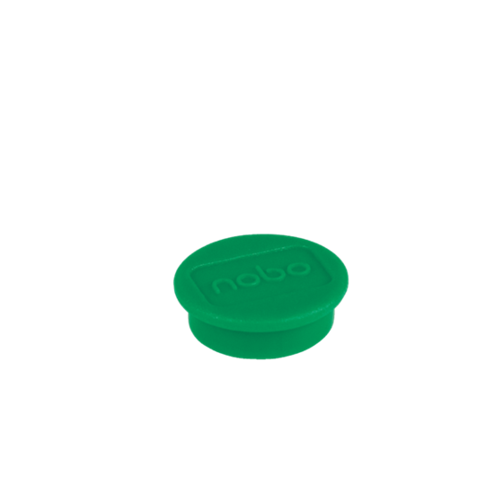 Imanes Magnéticos Para Pizarra Nobo, Paquete De 10 Imanes De Colores De 13 Mm Verde