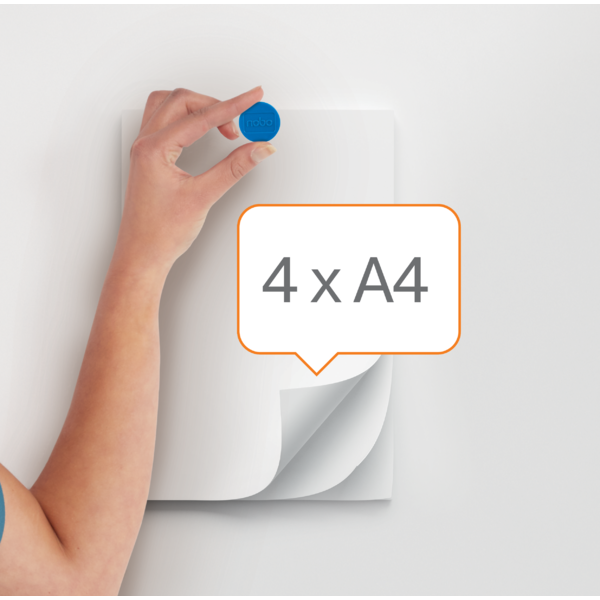 Imanes Magnéticos Para Pizarra Nobo, Paquete De 10 Imanes De Colores De 24 Mm Azul