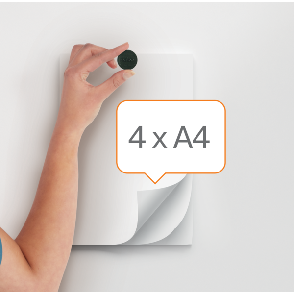 Imanes Magnéticos Para Pizarra Nobo, Paquete De 10 Imanes De Colores De 24 Mm Negro