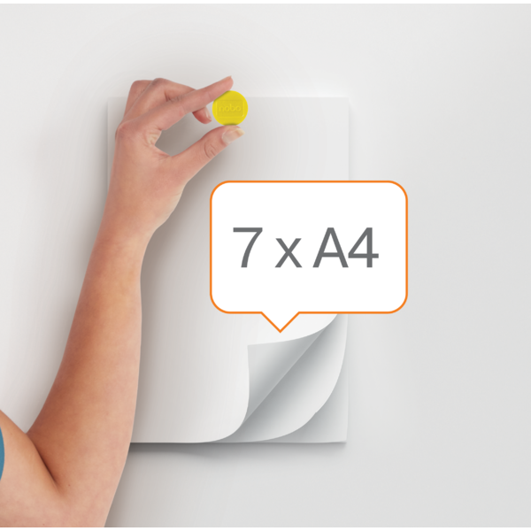 Imanes Magnéticos Para Pizarra Nobo, Paquete De 10 Imanes De Colores De 32Mm Amarillo