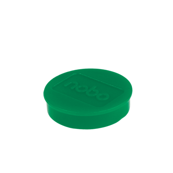 Imanes Magnéticos Para Pizarra Nobo, Paquete De 10 Imanes De Colores De 32Mm Verde