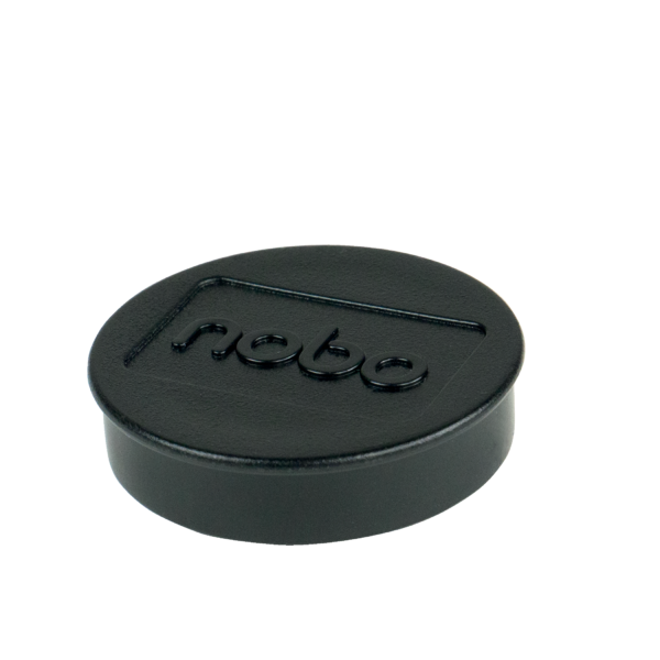Imanes Magnéticos Para Pizarra Nobo, Paquete De 10 Imanes De Colores De 38Mm Negro