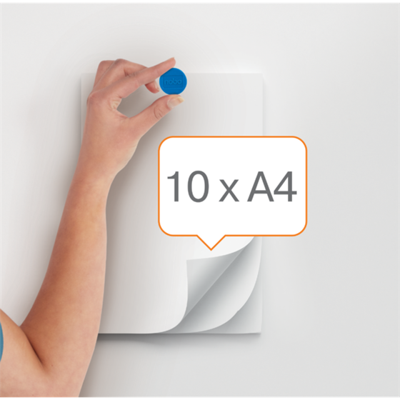 Imanes Magnéticos Para Pizarra Nobo, Paquete De 10 Imanes De Colores De 38Mm Surtidos