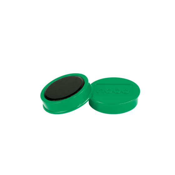 Imanes Magnéticos Para Pizarra Nobo, Paquete De 10 Imanes De Colores De 38Mm Verde