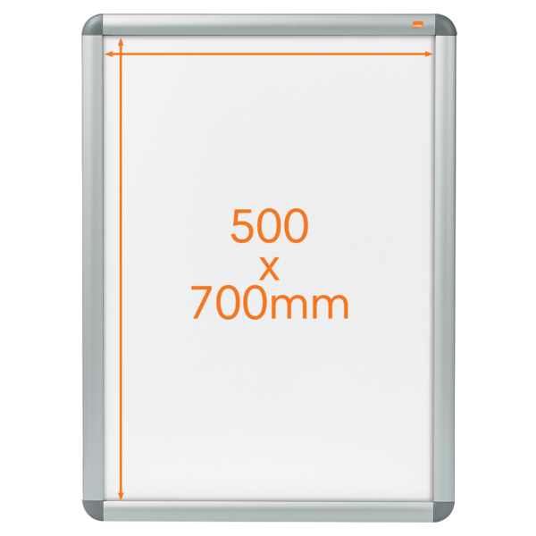 Marco Publicitario Nobo De 500 × 700 Mm Plata