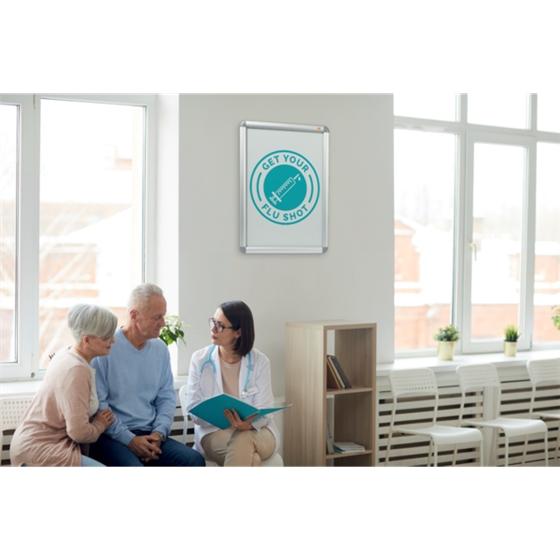 Marco Publicitario Nobo De 700 × 1000 Mm Plata