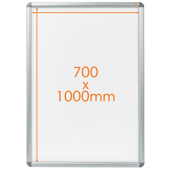 Marco Publicitario Nobo De 700 × 1000 Mm Plata