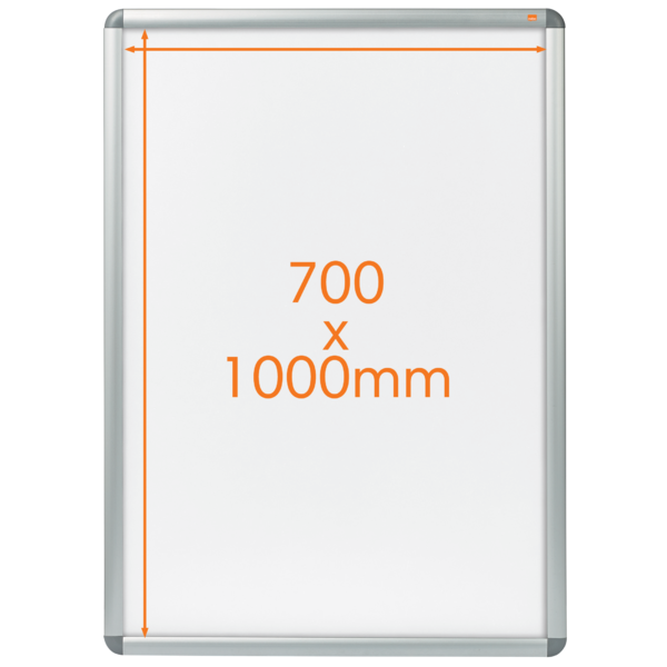 Marco Publicitario Nobo De 700 × 1000 Mm Plata