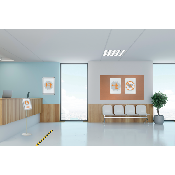 Marco Publicitario Tamaño A0 Nobo Plata