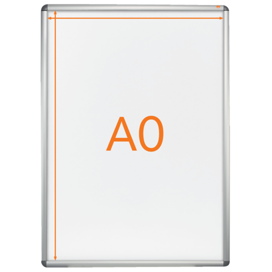 Marco Publicitario Tamaño A0 Nobo Plata