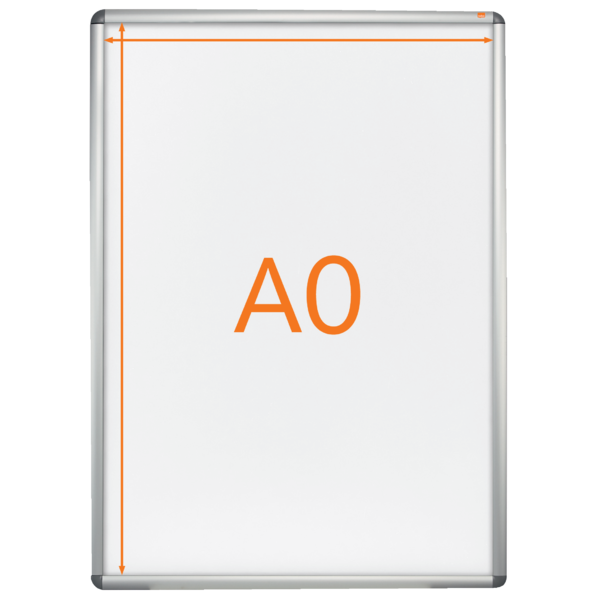 Marco Publicitario Tamaño A0 Nobo Plata