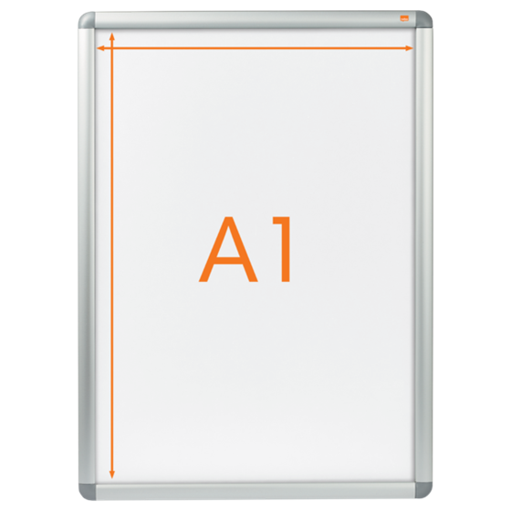 Marco Publicitario Tamaño A1 Nobo Plata
