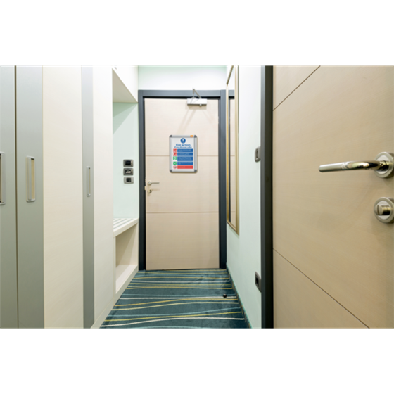 Marco Publicitario Tamaño A3 Nobo Plata