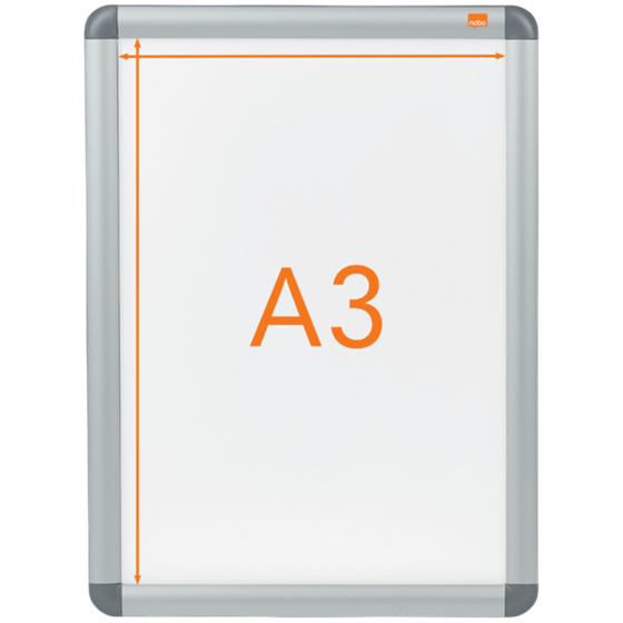 Marco Publicitario Tamaño A3 Nobo Plata