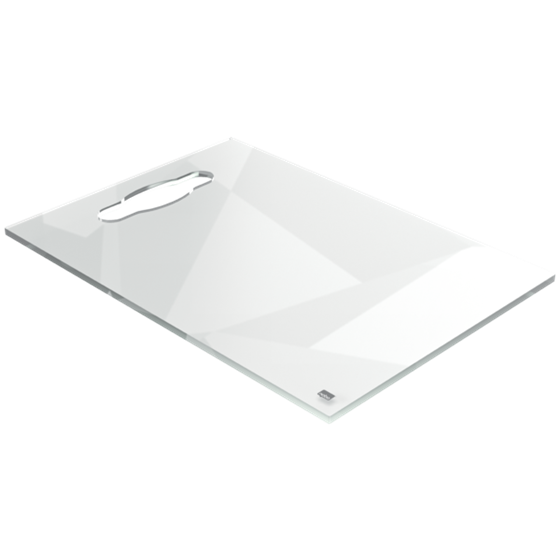 Mini Bloc De Notas De Escritorio A4 De Pizarra Blanca Portátil De Acrílico Transparente Nobo Transparente