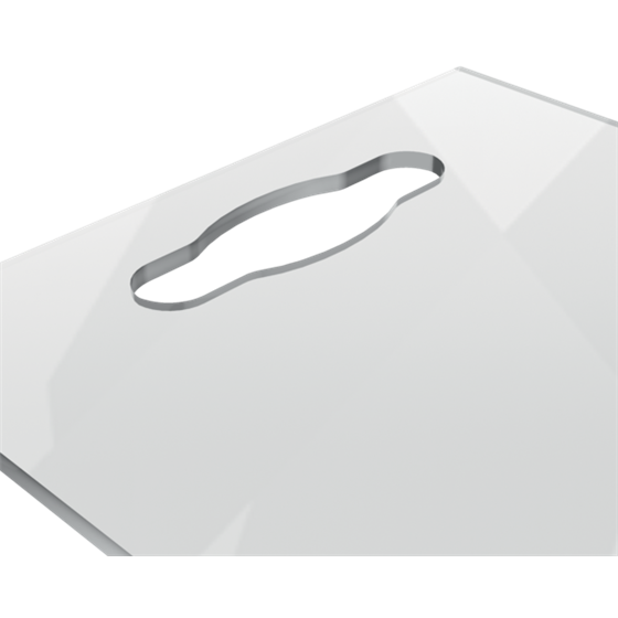 Mini Bloc De Notas De Escritorio A4 De Pizarra Blanca Portátil De Acrílico Transparente Nobo Transparente