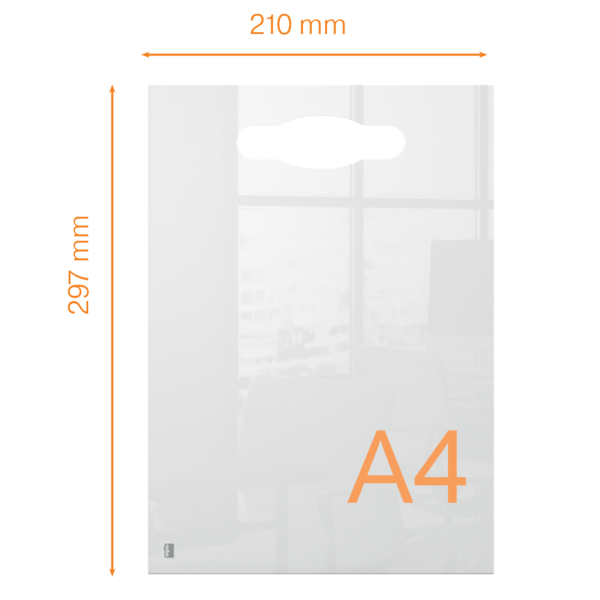 Mini Bloc De Notas De Escritorio A4 De Pizarra Blanca Portátil De Acrílico Transparente Nobo Transparente