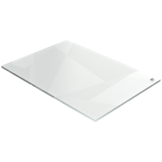 Mini Bloc De Notas De Escritorio De Pizarra Blanca De Acrílico Transparente Nobo A4 Transparente