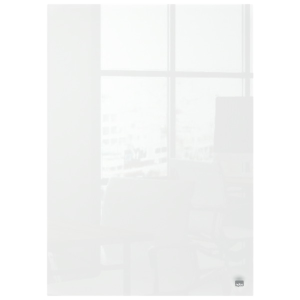 Mini Bloc De Notas De Escritorio De Pizarra Blanca De Acrílico Transparente Nobo A4 Transparente