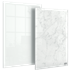 Mini Blocs De Notas De Pizarra Blanca De Cristal  Nobo 230X152Mm, Paquete De 2 Blanco