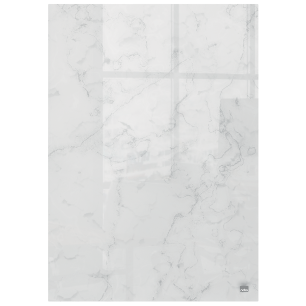 Mini Blocs De Notas De Pizarra Blanca De Cristal  Nobo 230X152Mm, Paquete De 2 Blanco