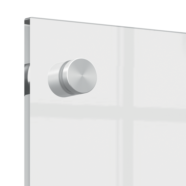 Mini Pizarra Blanca Acrílica Transparente Nobo De Pared 300X300 Mm Transparente