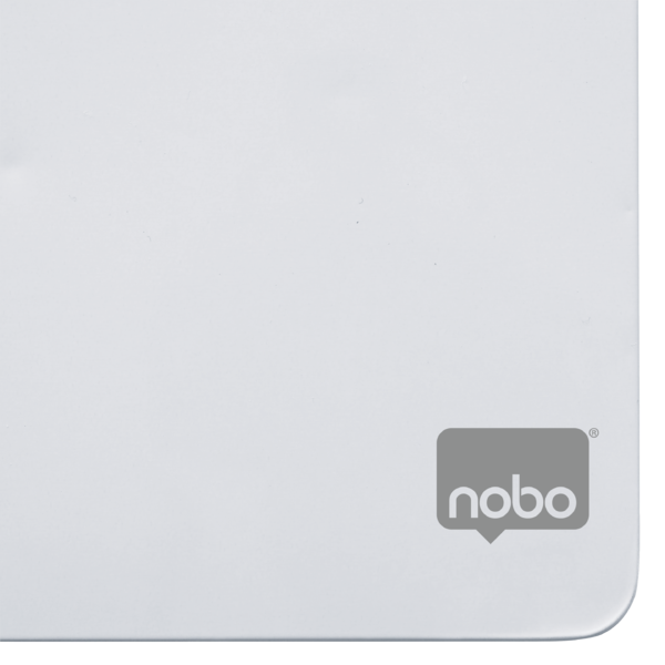 Mini Pizarra Blanca Magnética Alargada Nobo 140X360Mm Blanco