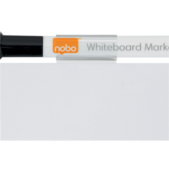 Mini Pizarra Blanca Magnética Alargada Nobo 140X360Mm Blanco