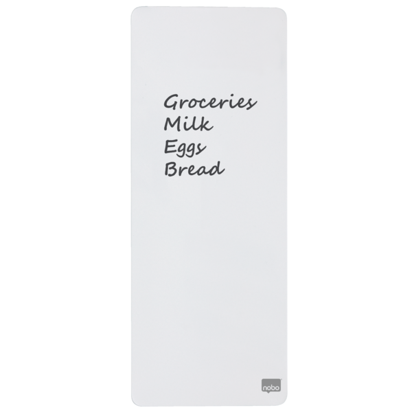Mini Pizarra Blanca Magnética Alargada Nobo 140X360Mm Blanco