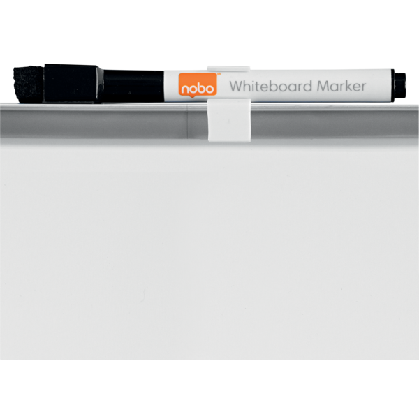 Mini Pizarra Blanca Magnética Nobo Con Marco Slim 220X280 Mm Blanco