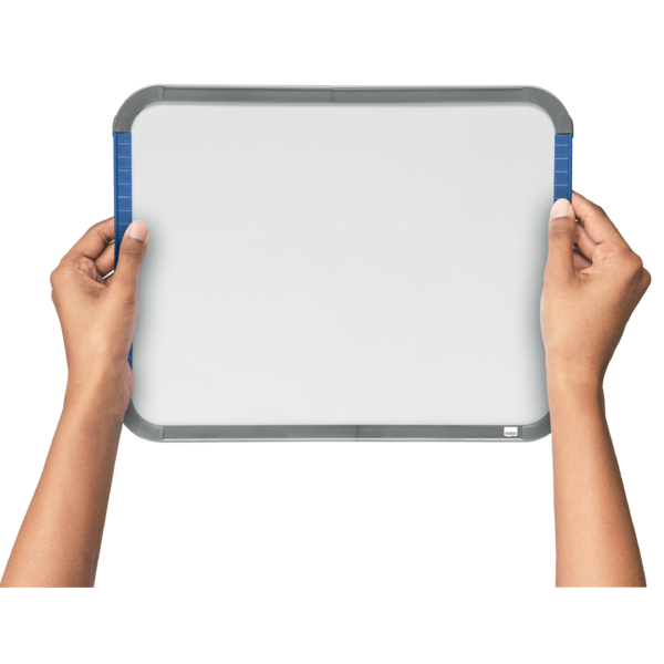 Mini Pizarra Blanca Magnética Nobo Con Marco Slim 220X280 Mm Blanco