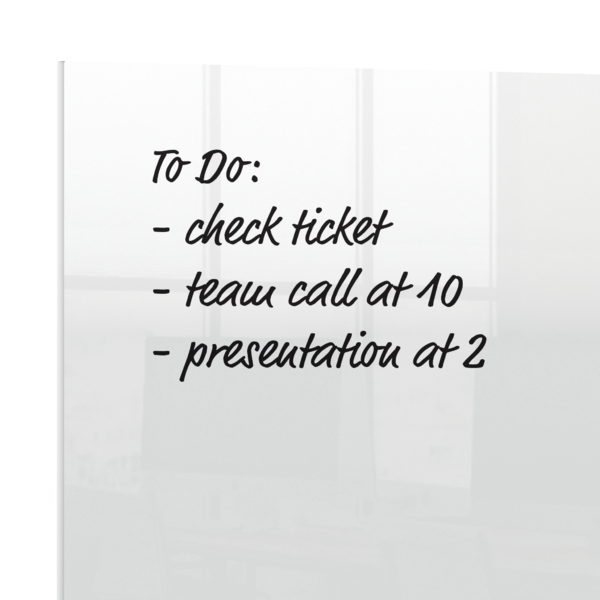 Mini Pizarra De Acrílico Transparente Nobo De Escritorio O De Pared De 450X450 Mm Transparente