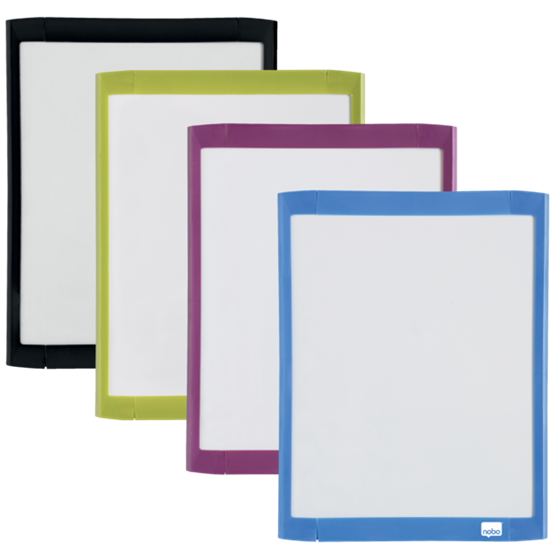 Mini Pizarra Magnética Nobo Con Marco De Color 216X280 Mm Surtidos