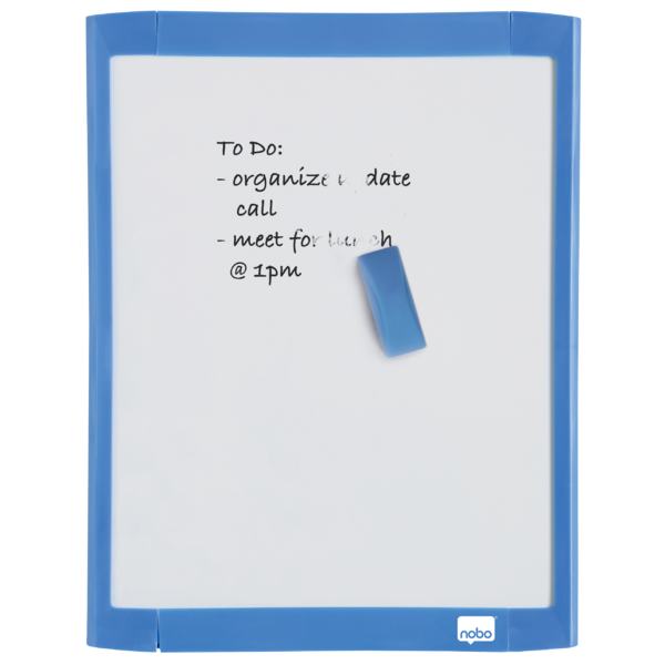 Mini Pizarra Magnética Nobo Con Marco De Color 216X280 Mm Surtidos