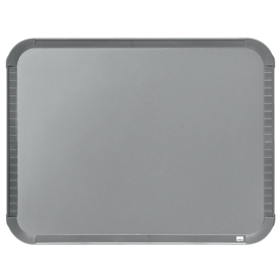 Mini Pizarra Magnética Nobo Con Marco Plateado Slim 220X280 Mm Plata
