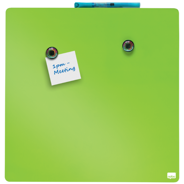 Mini Pizarra Magnética Tile Nobo 360Mmx360Mm Blanco